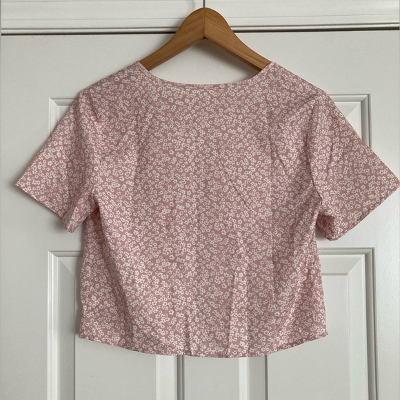 Floral Wrap Top S/M - Picture 6 of 13